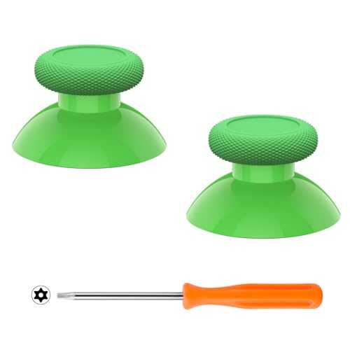 xbox series X / S 対応 ピュアカラー 交換 サムスティック xbox one標準コントローラー 対応 アナログスティック xbox one X / S 対応 カスタム ジョイスティック xbox one elite 対応 交換 親指スティック グリーン 送料無料