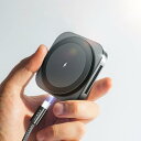 Magsafe充電器 マグセーフ充電器 スタンド 置くだけ充電 軽量 トラベル約10W / 7.5W Mag safe ワイヤレス 旅行 iPhone16 Pro Max 15 / 15Plus / 15 / 14 / 13 / 12Pro / Apple Watch 10 / Airpods Galaxy S25 に対応 (ブラック) 送料無料