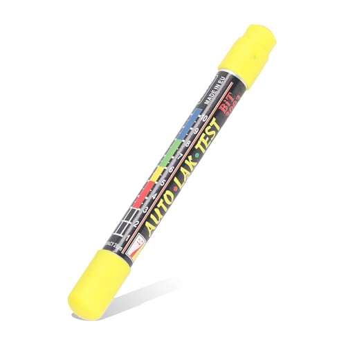 塗装厚さ計ペン 車用塗膜深さ計テスター チップテスター 磁気チップ付きIP6X防水車体損傷検出器 読み取..