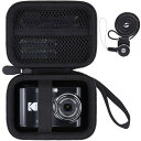 Kodak コダック PIXPRO FZ55 / FZ45 ズーム FriendlyZoom デジタルカメラ 収納ケース 保護ケース ケース 互換品 ブラック (おまけ:ネックストラップ)