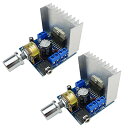 TDA7297 AC / DC 12V 2*15W デジタル ステレオ オーディオ アンプ デュアル チャンネル アンプモジュール 2個セット