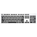 デルkb216 クリアキーボード 防水 アンチダスト 有線キーボードカバー 互換性 シリコンキーボード プロテクター 黒 送料無料(2)