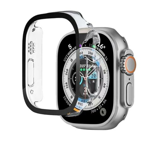 Apple Watch ケース Apple Watch Ultra2 / Apple Watch Ultra 49mm ケース 一体型 apple watch カバー アップルウォッチ ケース 傷防止 耐衝撃 超軽量 PC素材 全面保護 一体型 シリーズUltra2 / Ultra本体を保護 クリア 送料無料 Apple Watch ケース Apple Watch Ultra2 / Apple Watch Ultra 49mm ケース 一体型 apple watch カバー アップルウォッチ ケース 傷防止 耐衝撃 超軽量 PC素材 全面保護 一体型 シリーズUltra2 / Ultra本体を保護 クリア 送料無料