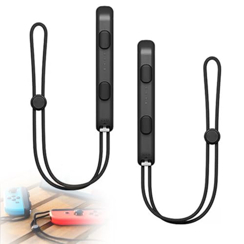 送料無料 リストストラップ 2個パック スイッチジョイコン Switch Joy con用 ストラップ交換 ゲームコンソール 互換品 ストラップ 交換用パーツ ゲームパッドリストストラップ リストストラップ ブラック ストラップ用交換用アクセサリー コ