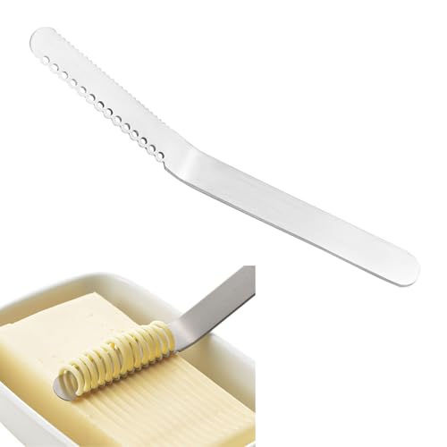 バターナイフ ステンレス チーズナイフ パン バター マーガリン ジャム 穴あきバターナイフ 耐久性 食器洗浄機対応 16cm シルバー