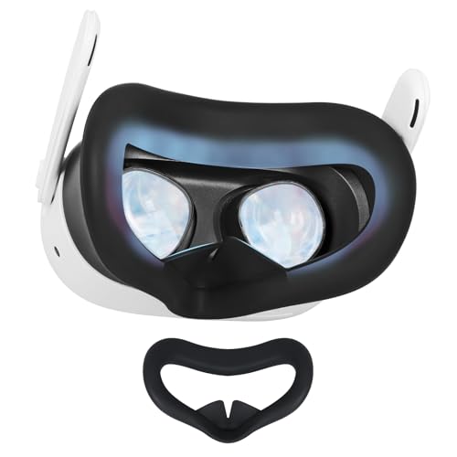 Q3S フェイスカバー Q3Sシリコンフェイスカバー Q3Sアクセサリー 快適フィット 長時間プレイOK Q3S本体にジャストフィット 蒸れ知らず (くろいろ) Q3S フェイスカバー Q3Sシリコンフェイスカバー Q3Sアクセサリー 快適フィット 長時間プレイOK Q3S本体にジャストフィット 蒸れ知らず (くろいろ)