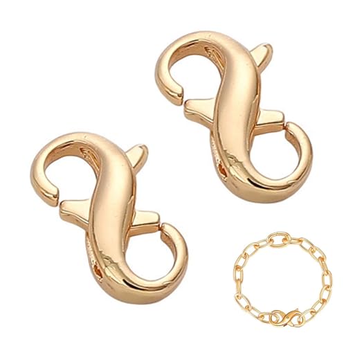 カニカン ミニ カニカン 2個入り ゴールド グラスチェーン ネックレス ブレスレット アンクレット 金具 留め具 アクセサリー 手芸用品 手作り DIY材料 ...