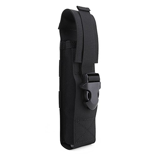 懐中電灯用ホルダー フラッシュライト用ポーチ 高密度1000Dナイロン Molleモールシステム対応 タクティカル ライトホルスター