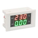 led電圧計 電流計 交流60〜300ボルト パネルデュアルディスプレイ デジタル正弦波テスター付き 相互インダクタ