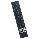 テレビ用リモコン リモコン 代替 Hisense ハイセンス EN3A40 75U8F 65U8F 55U8F 50U8F 43U75F 50U75F 55U75F 65U75F 43U7F 50U7F 55U7F 65U7F 65S6E 58S6E 48X8F 65U85F 55U85F 55X8F 互換品 送料無料