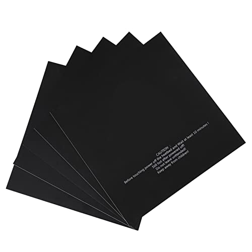 3Dプリンタープラットフォームシート 220×220mm 5枚 表面加熱 ABS 3D印刷ステッカー 3Dプリンタパーツ