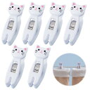 洗濯バサミ 猫 洗濯ばさみ お洒落 6個セット 強力洗濯クリップ 可愛い 固定クリップ 防風 タオルクリップ / ソックスクリップ / ハットクリップ / ファイルフォルダー / バッグシーリングクリップ