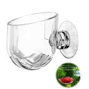 水槽 植物カップ 水草ポット アクリル 水槽水草カップ 吊り下げ 水生 プランター カップ 吸引 カップ付き アクアリウム用品 アクアリウムの水景装飾 海水と淡水に
