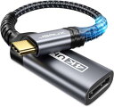 USB Type C DisplayPort アダプター 4K@60Hz C (Thunderbolt 3) ディスプレイポートケーブル iPhone 16 / 15 Pro Max Plus MacBook Pro iPad Pro Surface Book XPS Samsung Galaxy S24 / S23に対応 送料無料