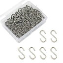 S字フック ミニフック ステンレス 100パック 吊り下げ S字 フック 錆びない 丈夫 1.4cm 銀色 送料無料