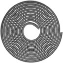 隙間テープ すきまモヘアテープ 毛足長い 超ロングサイズ 5m×9mm×5mm 虫よけすき間テープ 防寒 防音 防風 網戸用 玄関 ドア 隙間対策 (グレー) 送料無料