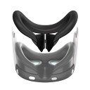 MQ3用 フェイスクッションカバー やわらかい防汗 防汚 洗える 光漏れを軽減 ソフトMQ 3 VR アクセサリー(ブラック)