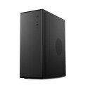 マイクロATXケース MATX ケース ミニ PC ケース ITX デスクトップ コンピューター ケース サポート マイクロ ATX / ITX USB3.0 サポート 3.5'' HDD (ブラック)
