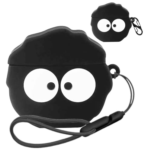 Airpods 4 ケース カバーairpods 4 シリコン ケース 軽量シリコーン製 カバー ボーズ 保護カバー漫画 可愛い 人気 萌え 充電ケースカバー 全面保護 充電便利 airpods 4 保護ケース (ブラック)