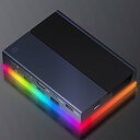 RGB 4K@144Hzドック ROG Ally X / Legion Go / Steam Deck OLED / MSI Claw / Switchドック Alloy用のハブドッキングステーション HDMI 2.1 1Gbpsイーサネット USB 3.2 SD / TFスロット Stream Deck& Legion Go用の100W充電USB-Cポートを搭載(2)