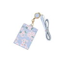 パスケース リール付き 定期入れ 青い 10*7cm IDカードホルダー 伸縮リール式 PUレザー 両面 IDケース カードケース ネックストラップ 吊り下げ ...