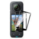 Insta360 X5 フィルム Insta360 X5 スクリーンプロテクター 保護フィルム 曲面対応 衝撃吸収 飛散防止 2.5Dラウンドエッジ 自動吸着 ...