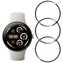 Google Pixel Watch 3 XL 45mm フィルム Google Pixel Watch 3 XL 45mm フィルム PMMA素材採用 柔らか...