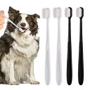 犬 歯ブラシ ペット用歯ブラシ ペット用品 大型犬 中型犬 10000本の超極細毛 濃密極細毛歯ブラシ 犬用歯ブラシ 食品グレード抗菌素材 柔らかく歯茎に優しい...