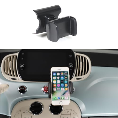 スマホホルダー 車載ホルダー スマートフォンホルダー 車 携帯ホルダー 車載電話マウント 車載ホルダー 全機種対応 取り付け簡単 カー用品 フィアット 500 2016年～現行に対応 (クリップ式タイプA)