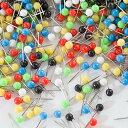 画びょう ピン 画鋲 押しピン プッシュピン 4*15mm プラスチック製 スチール針 マップピン ボード 地図 掲示板 写真 / カレンダー 工芸 建築模型 固定用 収納ケース付き 6色 500枚入り 送料無料