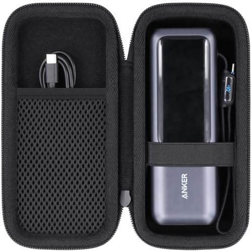Anker Power Bank (25000mAh 165W Built-In & 巻取り式USB-Cケーブル) A1695モバイルバッテリー 保護ケ..