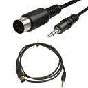 5針 DIN メス ケーブル 5針Din MIDIプラグ 3.5mm (1 / 8in) TRSステレオオスジャックステレオオーディオケーブル 電子楽器信号出力用 3m 送料無料