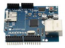 イーサネットネットワーク シールドモジュール マイクロSDカードスロット Arduinoに対応 送料無料