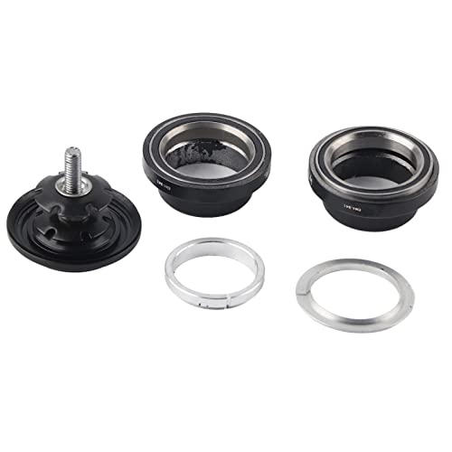 自転車 バイク ヘッドセット 28.6mm アルミ合金 34mm ストレートステアラーフォークベアリング用 (黒) 自転車 バイク ヘッドセット 28.6mm アルミ合金 34mm ストレートステアラーフォークベアリング用 (黒)