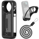 Insta360 X4 保護ケース X4 シリコンケース X4 シリコン保護ケース X4 カメラカバー アクセサリー (Black) 送料無料