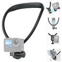 ネックレス式マウント GoPro ネック式マウント GoPro用 アクセサリー 磁気吸引式 釣り用首掛け ロック式 落下防止 多角度調整 釣り バイク テニス 旅行 Vlog撮影 osmo action 5 pro 4 3 osmo pocket 3 AKASO Brave 7 hero 13 12 11 insta360 X5 X4 Ace Pro 2 ...