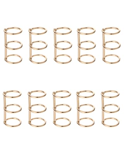 ルーズリーフバインダーリング 製本用とじ具 穴径20mm 単語帳 資料保存 整理 カレンダー 手帳 アルバム..