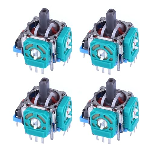 PS4コントローラー用 ジョイスティック交換用 4個付き PS4コントローラーの交換サムスティック 互換品 代替品 モジュール修理部品 アナログスティック ドリフトフィックス アナログジョイスティック交換用 送料無料