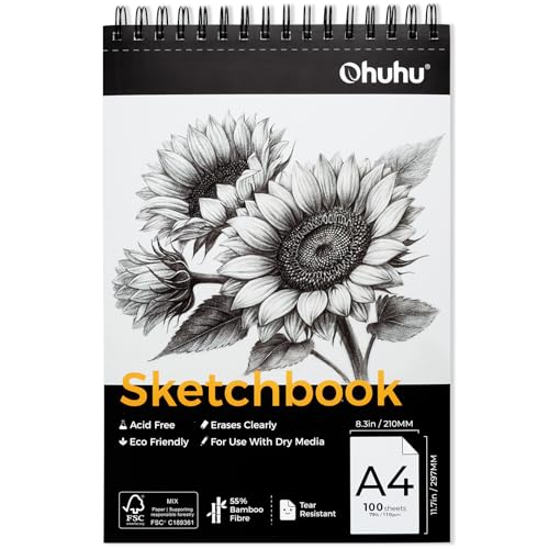 スケッチブック 210mmx297mm a4 110gsm 100枚 スパイラル製本 画用紙 お絵かき帳 落書き帳 メタリック..