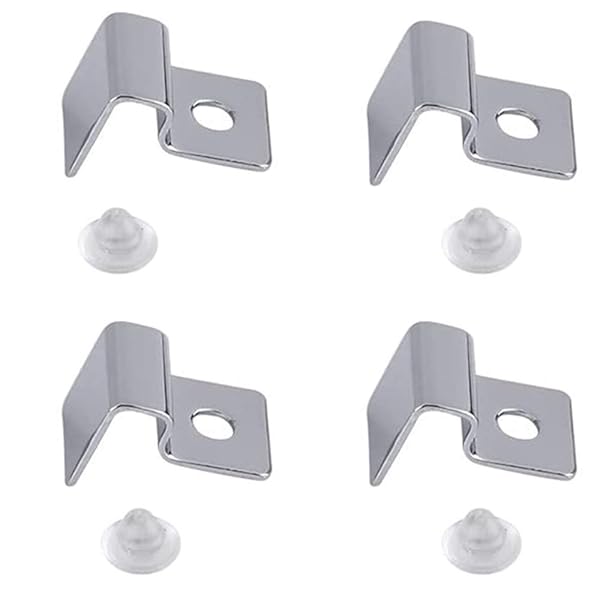 水槽 ガラス蓋受け ステンレス製 フタ受け 水槽カバーサポートステンレス鋼 滑り止め 耐久 アクアリウム 水槽アクセサリー 水槽用品 (6mm) 4個 送料無料