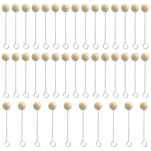 ウールボール ブラシ レザー 染料ツール メタルハンドル レザークラフト アクセサリー レザークラフト ..