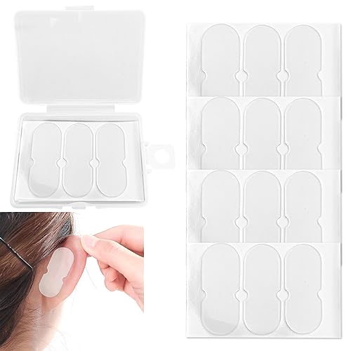 耳 シール エルフ耳 ステッカー 精霊耳 小さい耳 耳を大きく見せる 小顔 コスプレ 仮装 小道具 耳用 極薄 透明 60枚入り 送料無料