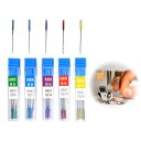 ミシン針セット 家庭用ミシンに最適 ユニバーサルタイプ 収納ケース付き 9# / 11# / 14# / 16# / 18# 各3本 色別区分で見やすく使いやす...