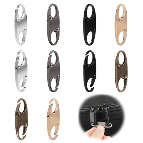 ジッパーロック ジッパークリップ ジッパー パーツ バックパック ジッパーを閉じたまま 引き手 ジッパ..