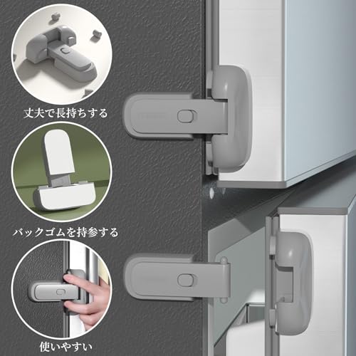 ZYLKEKLベビーゲート巻き取り式(1.8M)ベビーゲートロール巻き取り式折りたたみ犬猫柵ペット簡単組立室内玄関台所出入り口、階段、廊下、屋内/屋外の子供の安全ゲート(グレー)