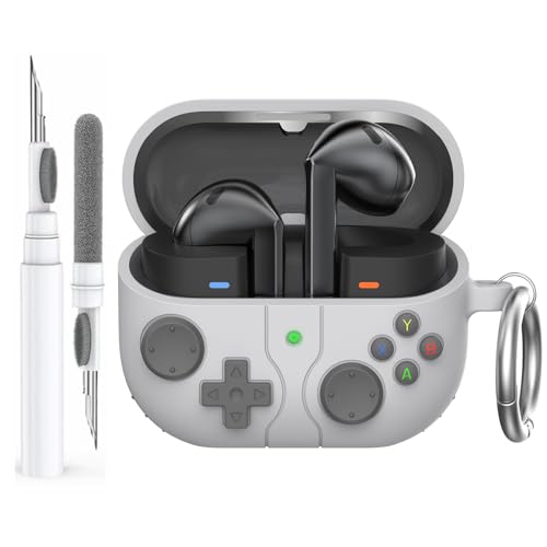 Galaxy Buds3 / Buds3 Pro シリコン ケース (2024) クリーニングキット付き Samsung Galaxy Buds3シリーズ用レト...