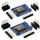WeMos D1 Mini NodeMcu WiFi開発ボードESP8266 CH340GモジュールMicro USB付き ESP-12F 3.3V 500mA...