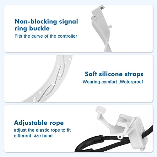 Pico4 グリップカバー コントローラーグリップ 取り付け簡単 洗濯可能 PICO 4アクセサリー 保護カバー 軽量 保護 収納 旅行 出張 持ち運び 代替品 互換品