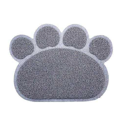 猫 トイレマット ねこ ネコ 猫砂取りマット 肉球柄 猫マット PVC 飛び散り防止マット 玄関マット 掃除..