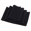 リブニット 袖口用リブ生地 99x14.7x0.12cm 野球ユニフォーム コットン ウエストバンド ネックライン トリム リブ生地 布 袖口 DIY 手芸 ブラック